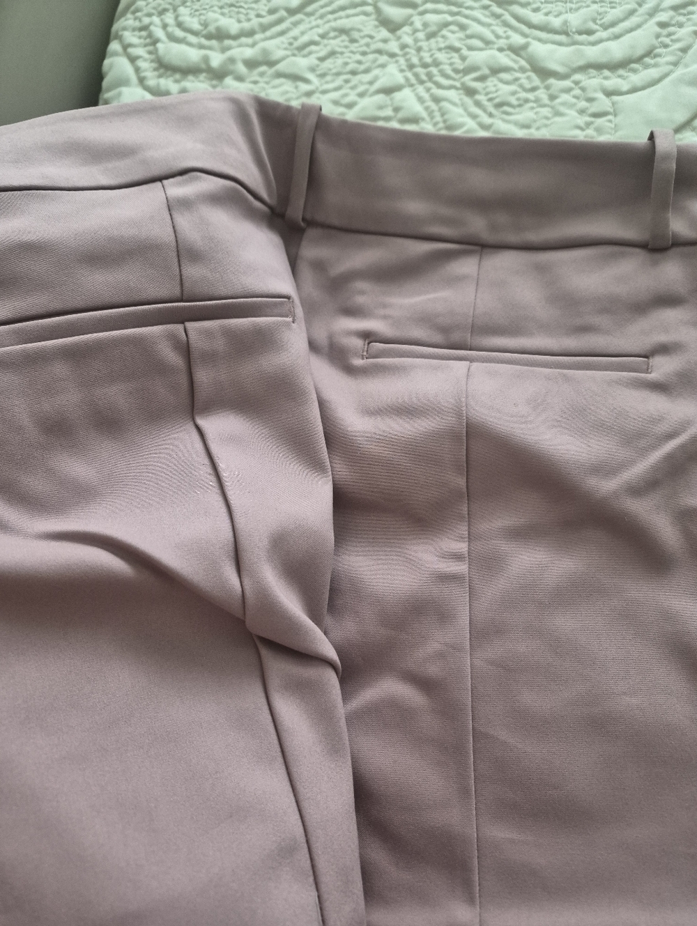 Mauve Straight-Leg Dress Pants Size 16 Loft - Picture 4 of 6